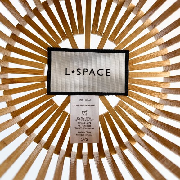 L Space Bamboo Casanova Bucket Top Handle Bag - Picture 9 of 10